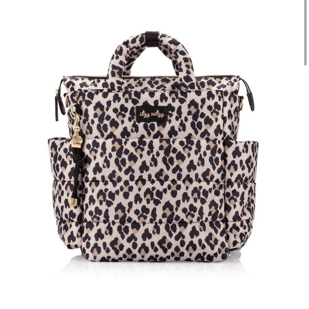 NEW ITZY RITZY dream convertible™ diaper bag in leopard